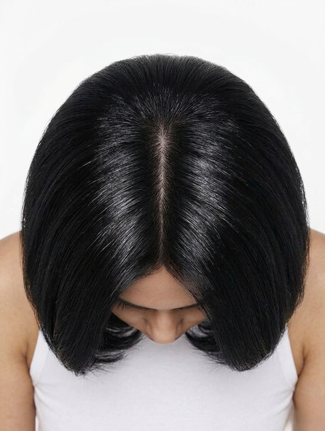 Hair after Eurohairlab treatment